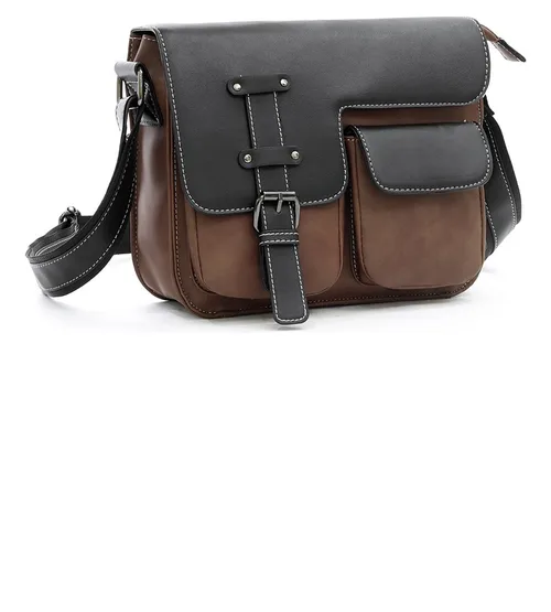 Foto 1 | Maletin Xtellar Bolso Mensajero De Cuero De Negocioscrossbody Hombre