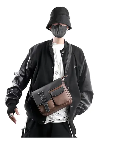 Foto 2 | Maletin Xtellar Bolso Mensajero De Cuero De Negocioscrossbody Hombre