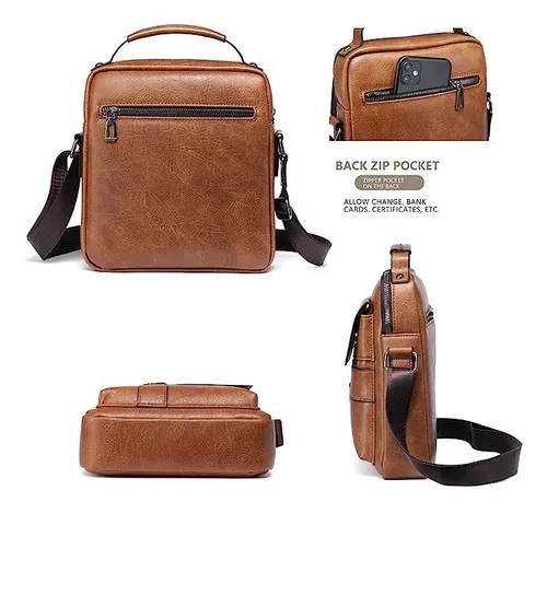 Foto 4 pulgar | Bolso Xtellar Mariconera Hombre Maletin Bandoleras Y Billetera Kit