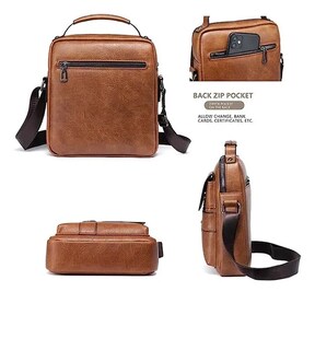 Foto 3 | Bolso Xtellar Mariconera Hombre Maletin Bandoleras Y Billetera Kit
