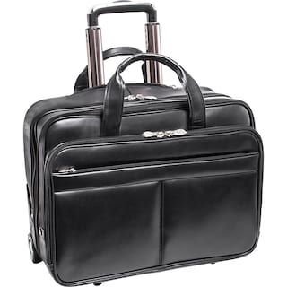 Foto 1 | Maletín Con Ruedas Para Portátil Mcklein Bowery De Cuero 15'' Negro - Venta Internacional.