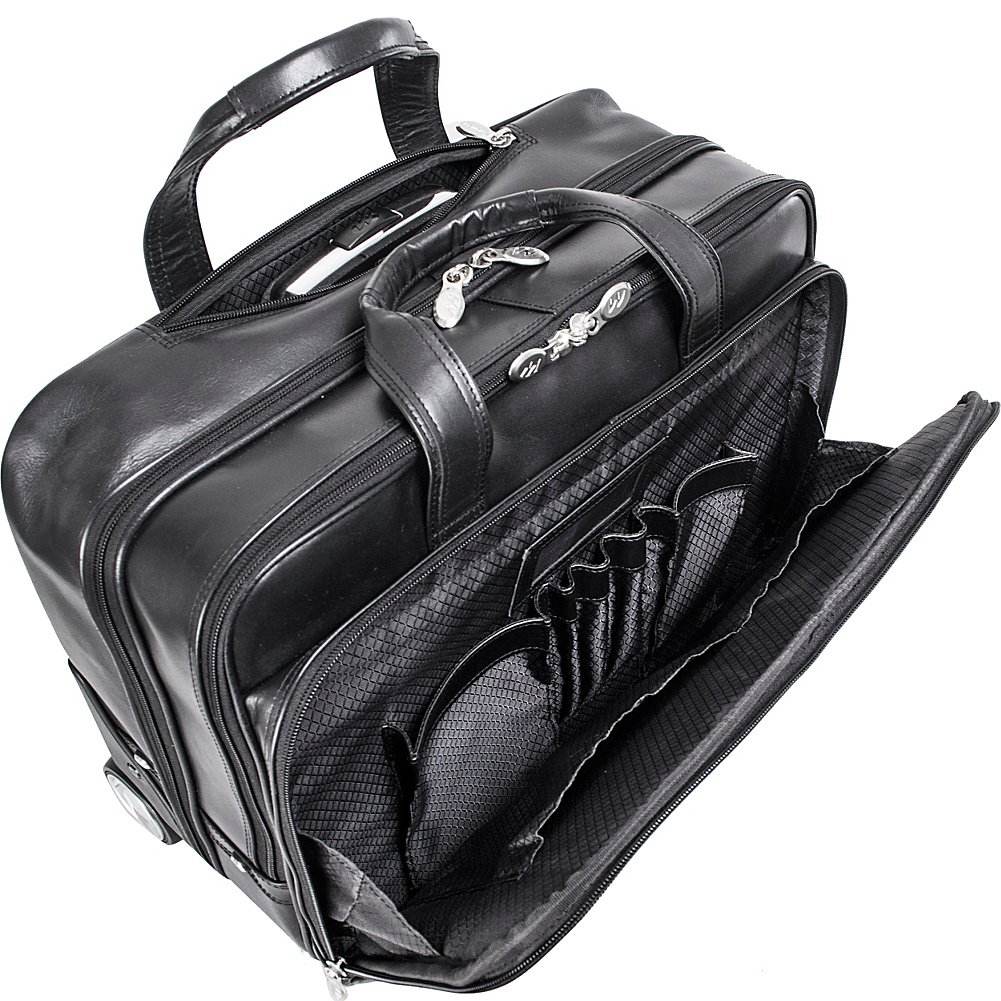 Foto 4 pulgar | Maletín Con Ruedas Para Portátil Mcklein Bowery De Cuero 15'' Negro - Venta Internacional.