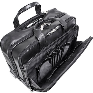 Foto 3 | Maletín Con Ruedas Para Portátil Mcklein Bowery De Cuero 15'' Negro - Venta Internacional.