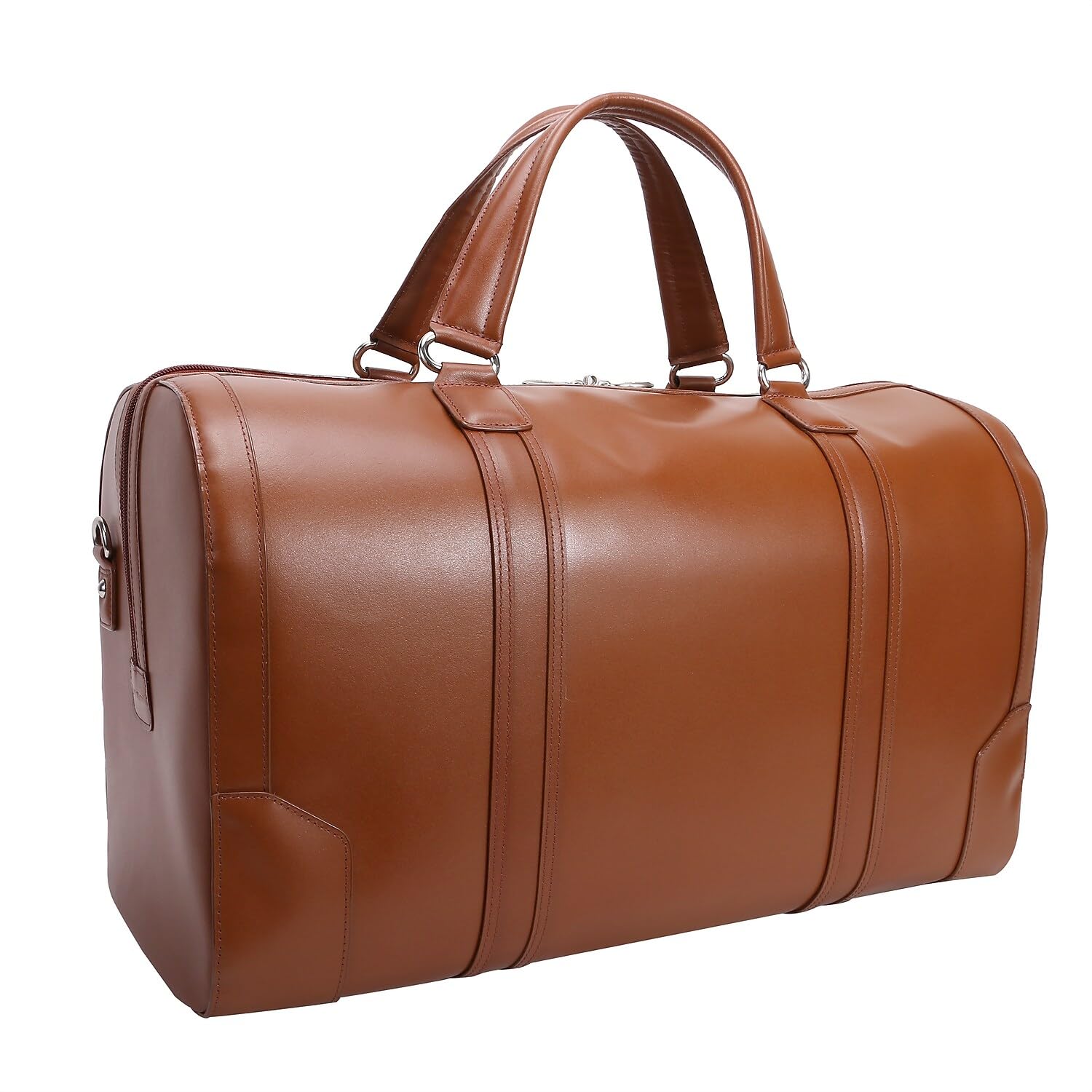 Foto 2 pulgar | Bolsa De Viaje Mcklein Kinzie De Piel, 20 Cm, Color Marrón - Venta Internacional.