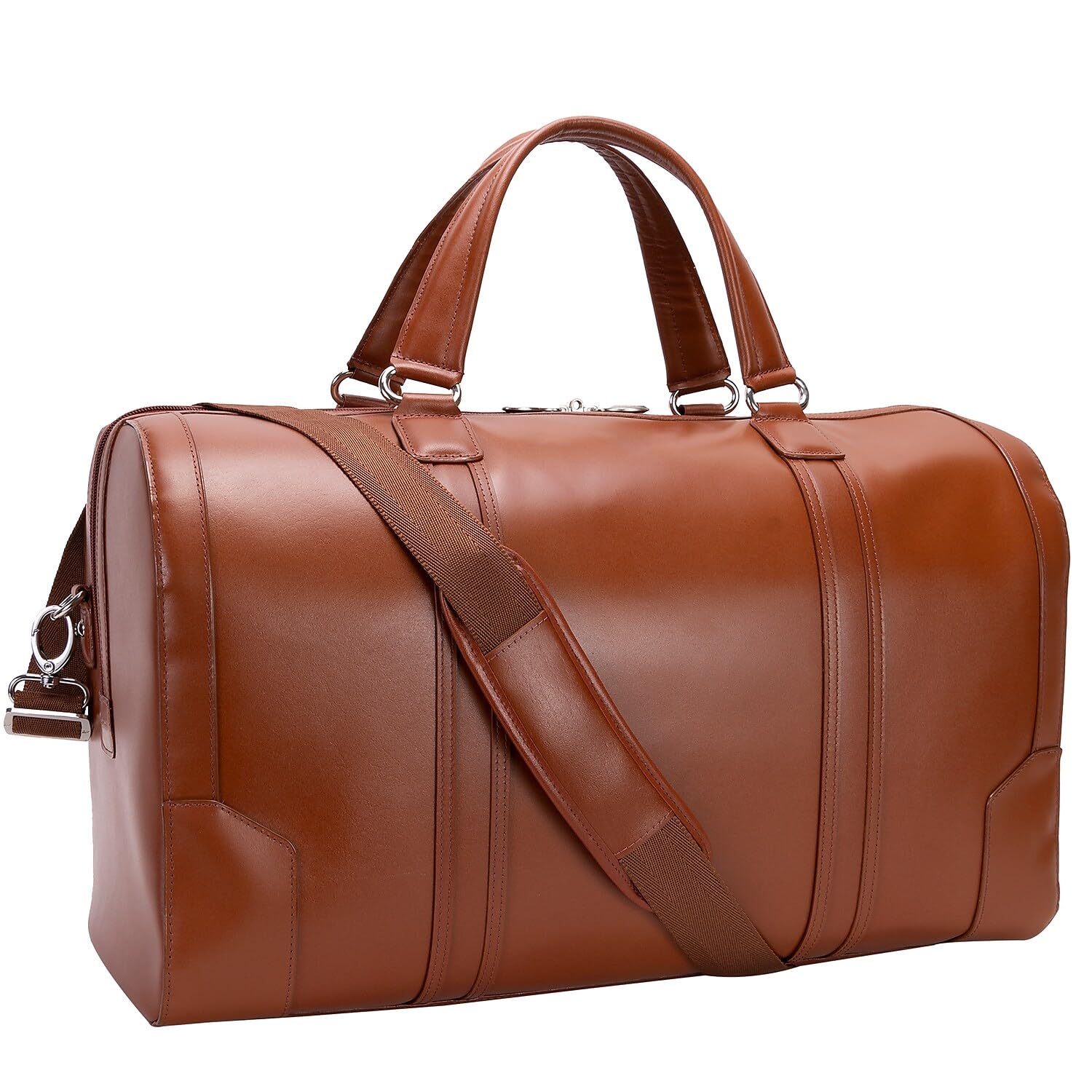 Foto 3 pulgar | Bolsa De Viaje Mcklein Kinzie De Piel, 20 Cm, Color Marrón - Venta Internacional.