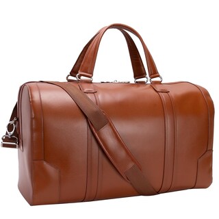 Foto 2 | Bolsa De Viaje Mcklein Kinzie De Piel, 20 Cm, Color Marrón - Venta Internacional.
