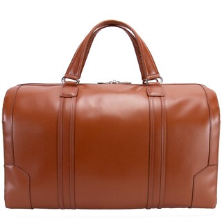 Foto 3 | Bolsa De Viaje Mcklein Kinzie De Piel, 20 Cm, Color Marrón - Venta Internacional.