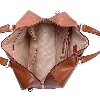 Foto 4 | Bolsa De Viaje Mcklein Kinzie De Piel, 20 Cm, Color Marrón - Venta Internacional.