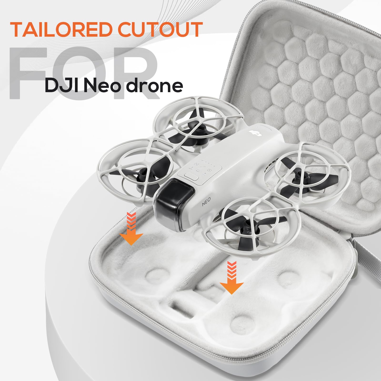 Foto 5 pulgar | Funda De Transporte Procase Dji Neo Drone Hard Shell Gris - Venta Internacional.