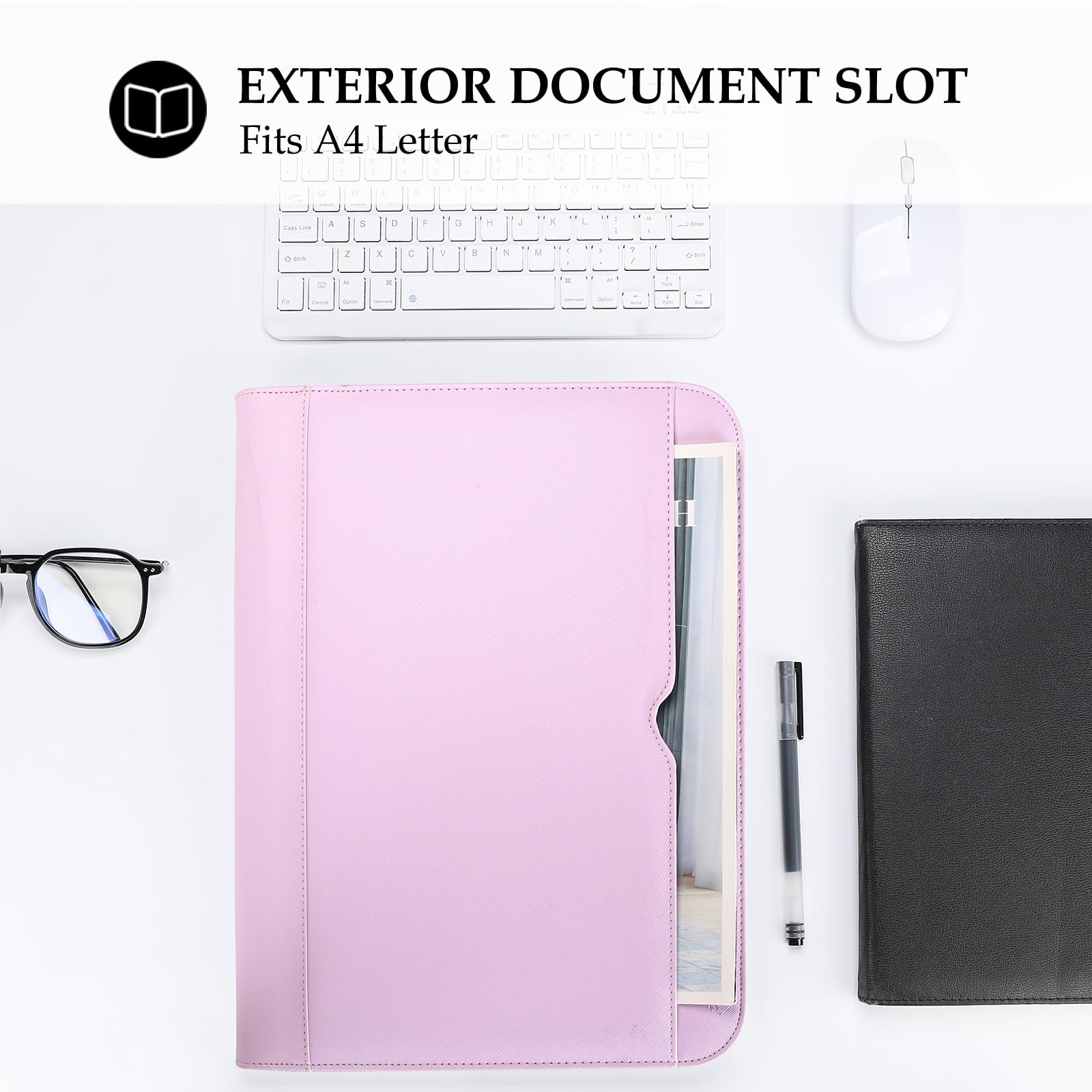Foto 7 pulgar | Carpeta Portfolio Business Padfolio Procase, Color Morado - Venta Internacional.