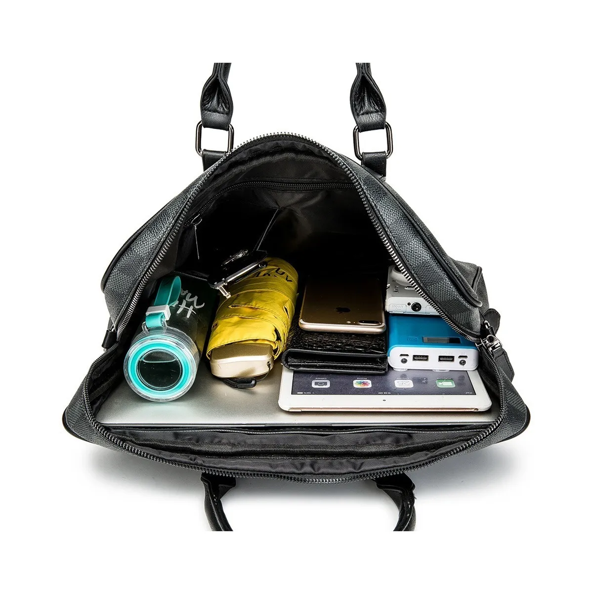 Foto 5 | Portafolio Maletín Bolso De Laptop Impermeable Lujo Hombre De Cuedros Lab.gnegro