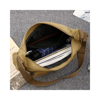 Foto 5 | Bandolera Y Bandolera De Lona Para Hombre Y Mujer Lab.g Caqui