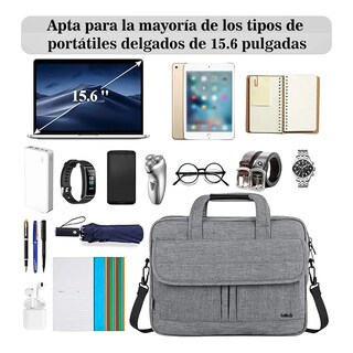 Foto 2 | Maletín Portafolio Lab.g Para Laptop De 15.6 In Gris