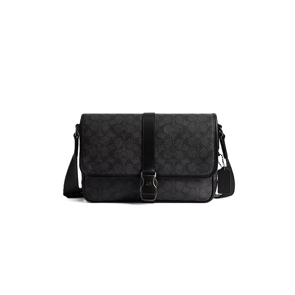 Foto 1 | Maletín Coach Cu202 R8e Gris Signature