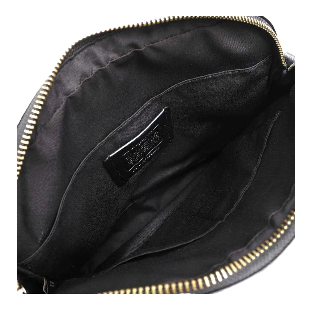 Foto 4 pulgar | Mariconera Coach F28456 Negro/gris