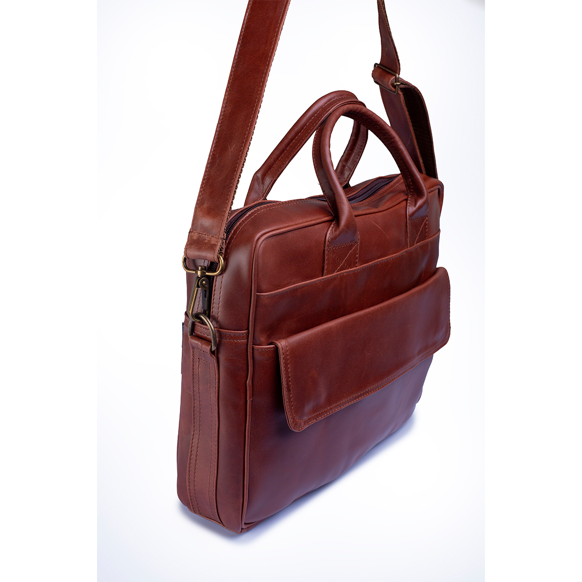 Foto 3 | Portafolio Piel Genuina Castelli Laptop 17 Pulgadas Hombre