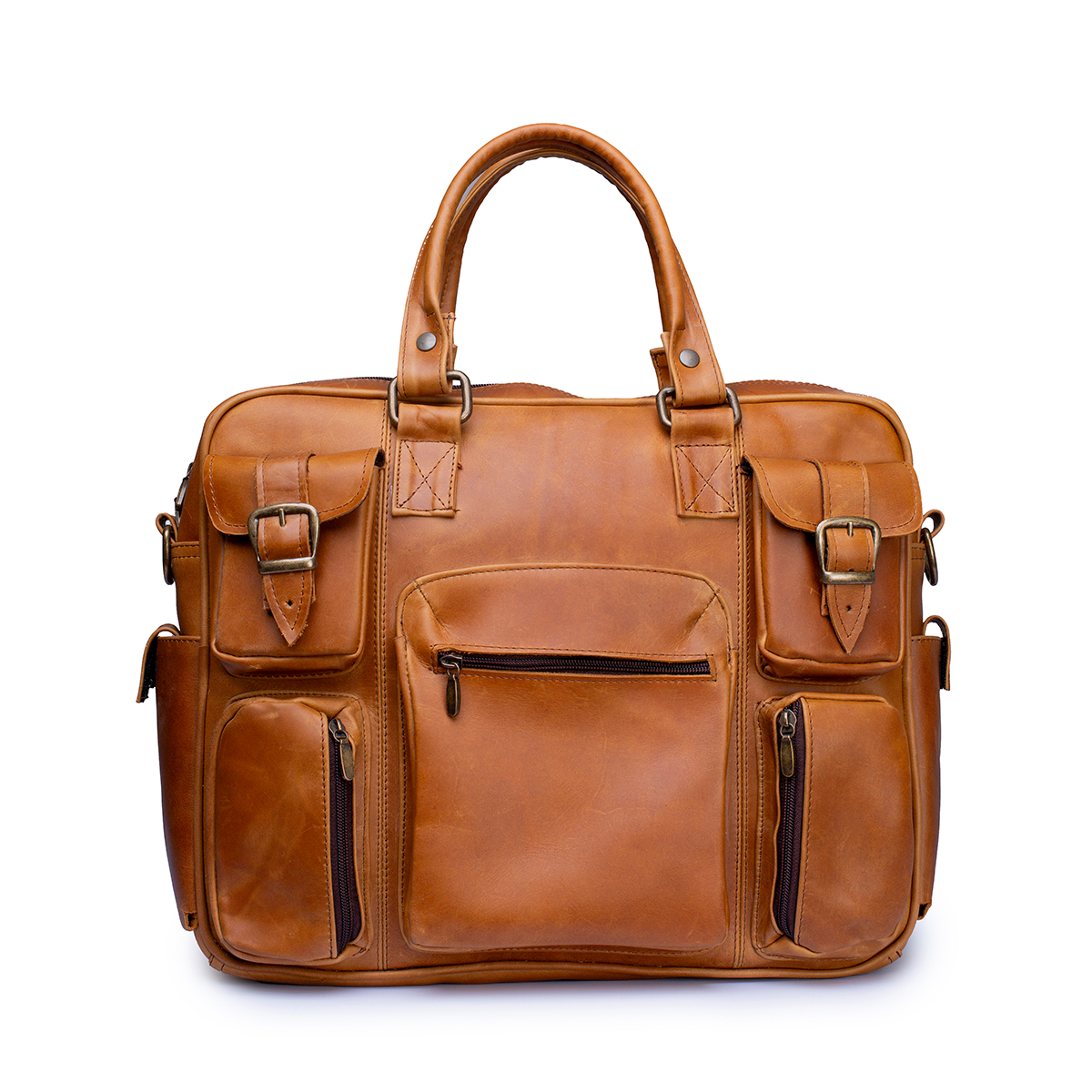 Foto 1 | Portafolio Piel Genuina Castelli Laptop 17 Pulgadas Hombre