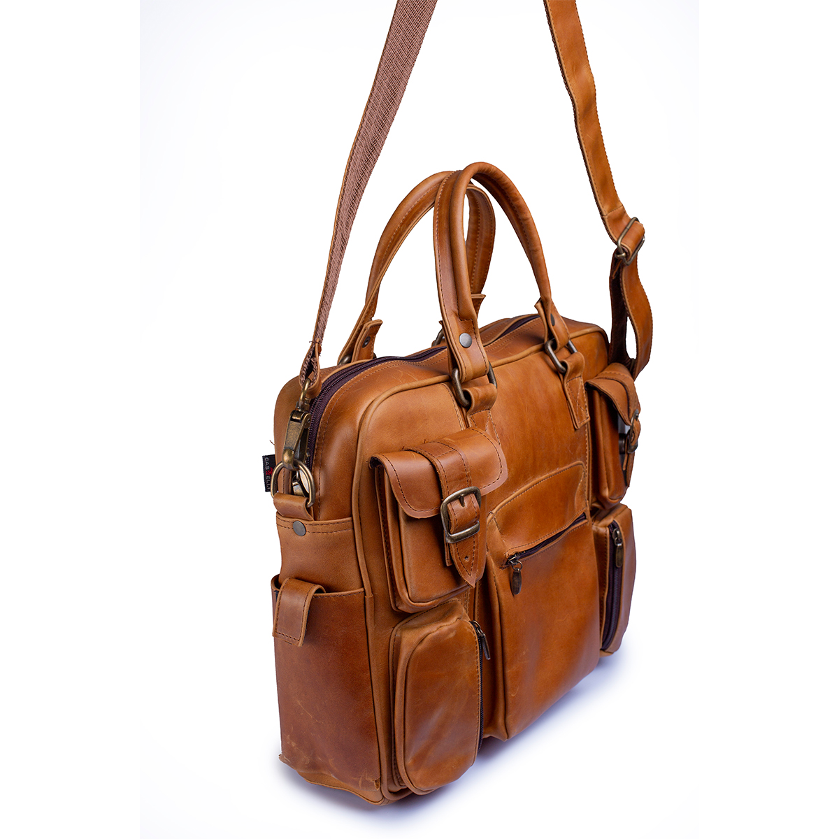 Foto 3 | Portafolio Piel Genuina Castelli Laptop 17 Pulgadas Hombre