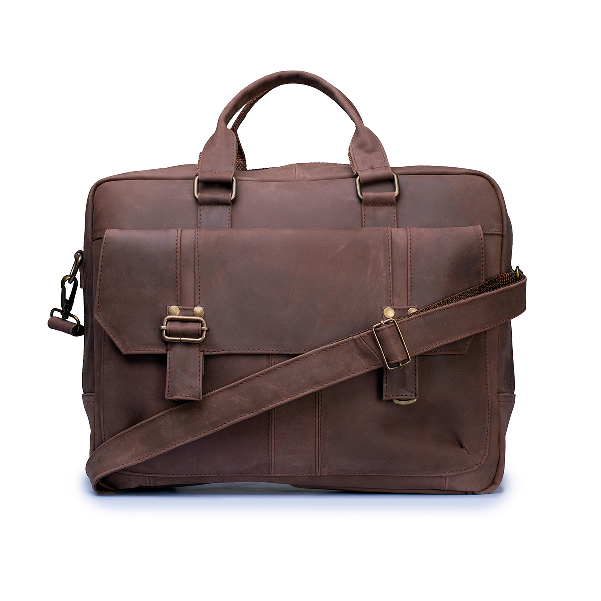 Foto 4 | Portafolio Piel Genuina Castelli Laptop 18 Pulgadas