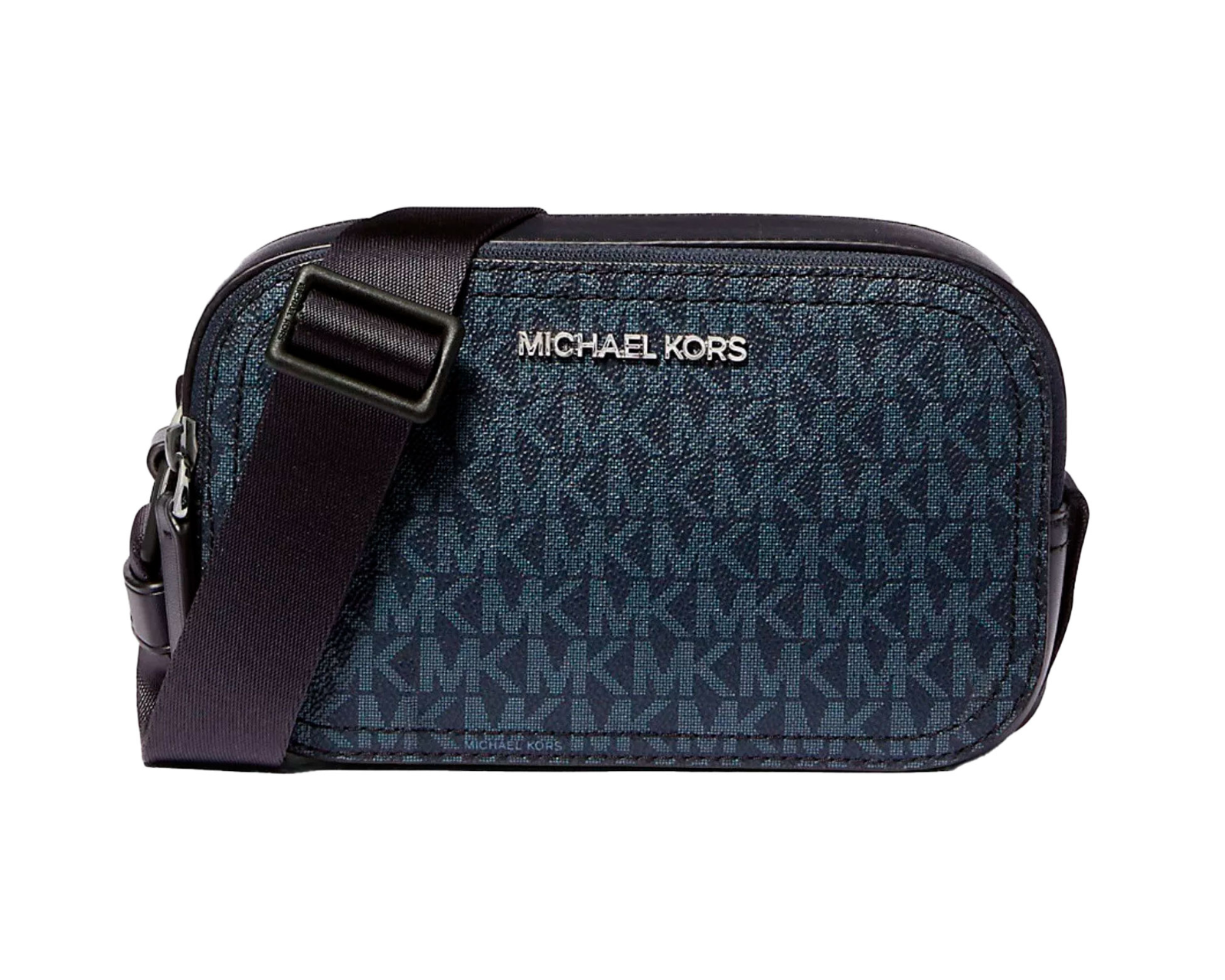 Foto 2 pulgar | Bandolera Michael Kors Cooper Camera Bag Con Logo 37f4lcoc6b Color Azul