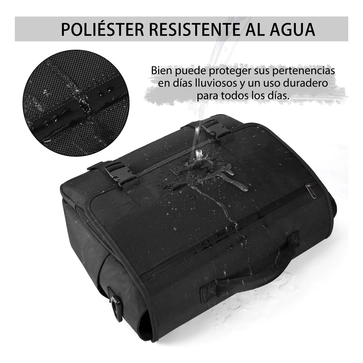 Foto 4 pulgar | Maletin  Belug Laptop Impermeable De Hombre 15.6pul Negro