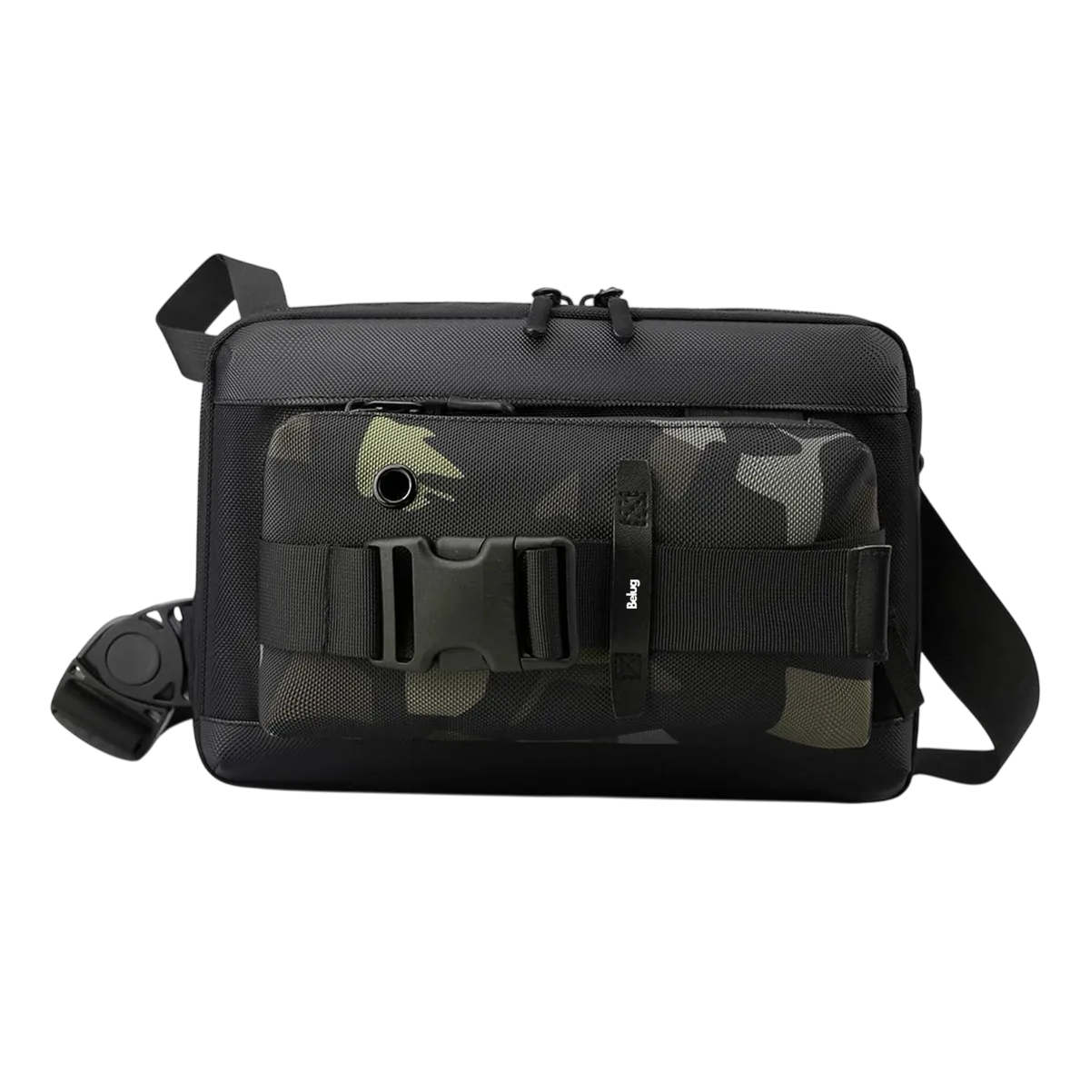 Foto 2 pulgar | Bandolera Belug  Para Hombre Crossbody Camuflaje Negro