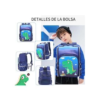 Foto 2 | Mochila Infantil Dinosaurio color Azul