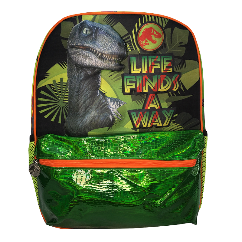 Foto 2 pulgar | Mochila Escolar Ruz Jurassic World color Verde