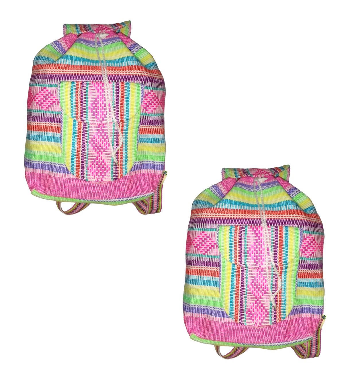 Mochila Bordada Artesanal Xicolors ArtCraftMX Multicolor