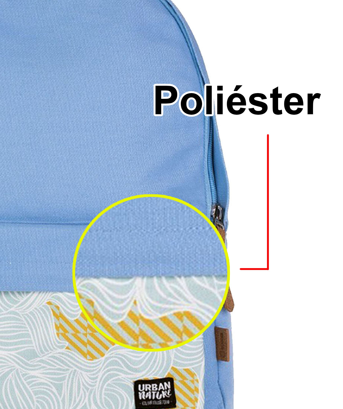 Foto 3 pulgar | Mochila Escolar Goodis Waves 5760923 color Azul