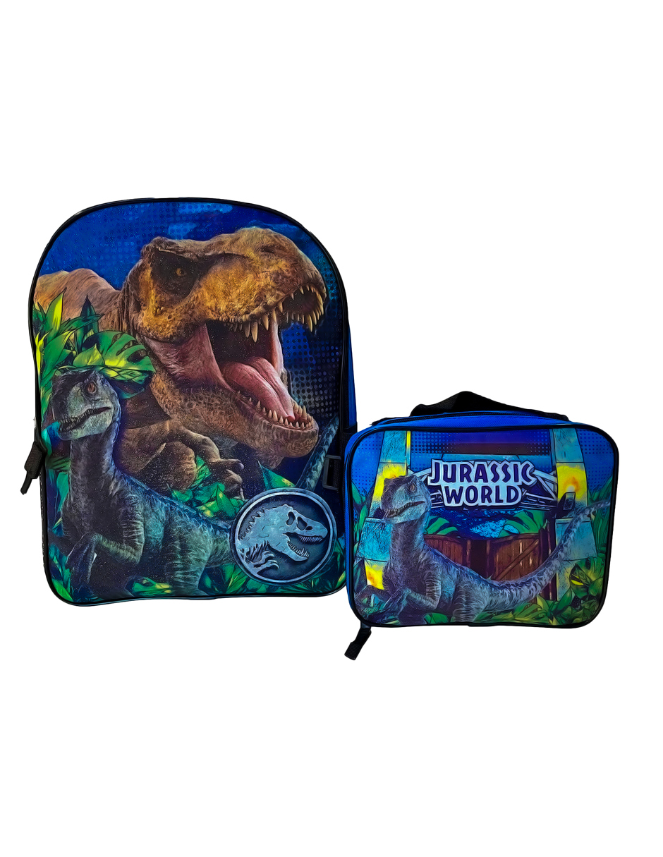 Foto 2 pulgar | Mochila Tatys Fashion Jurassic World 2 Piezas
