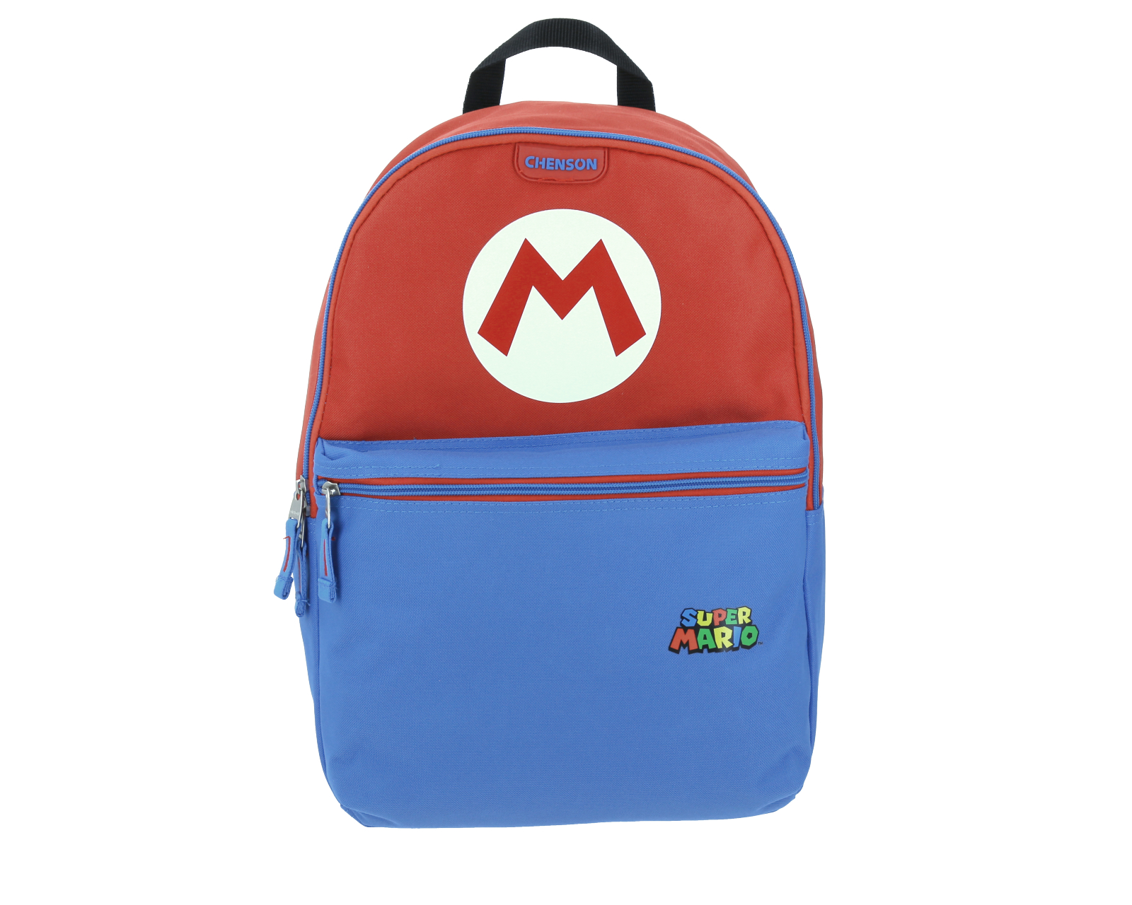 Mochila Chenson Mario Bros color Azul