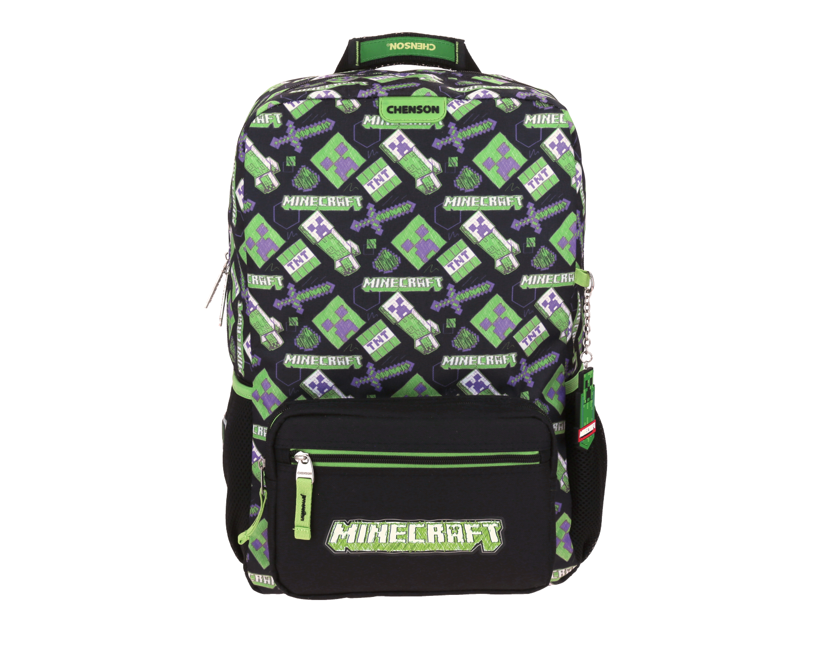 Mochila Grande Chenson Dorein color Negro Minecraft Primaria para Niño