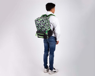 Foto 8 | Mochila Grande Chenson Dorein color Negro Minecraft Primaria para Niño