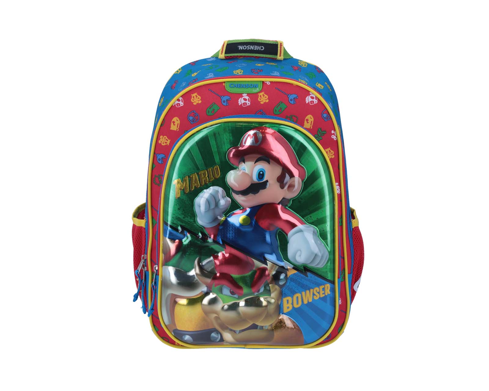 Foto 1 | Mochila Grande Chenson Mario Bros Primaria Mabox Rojo para Niño