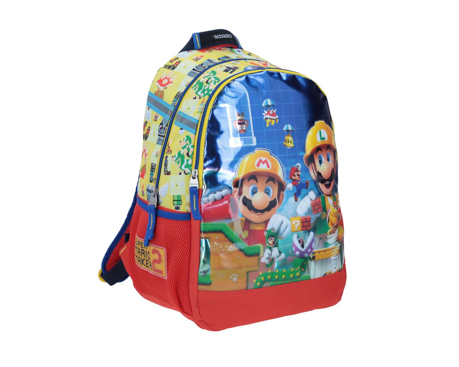 Foto 5 pulgar | Mochila Chico Chenson Mario Bros Primaria Kirat Amarillo para Niño