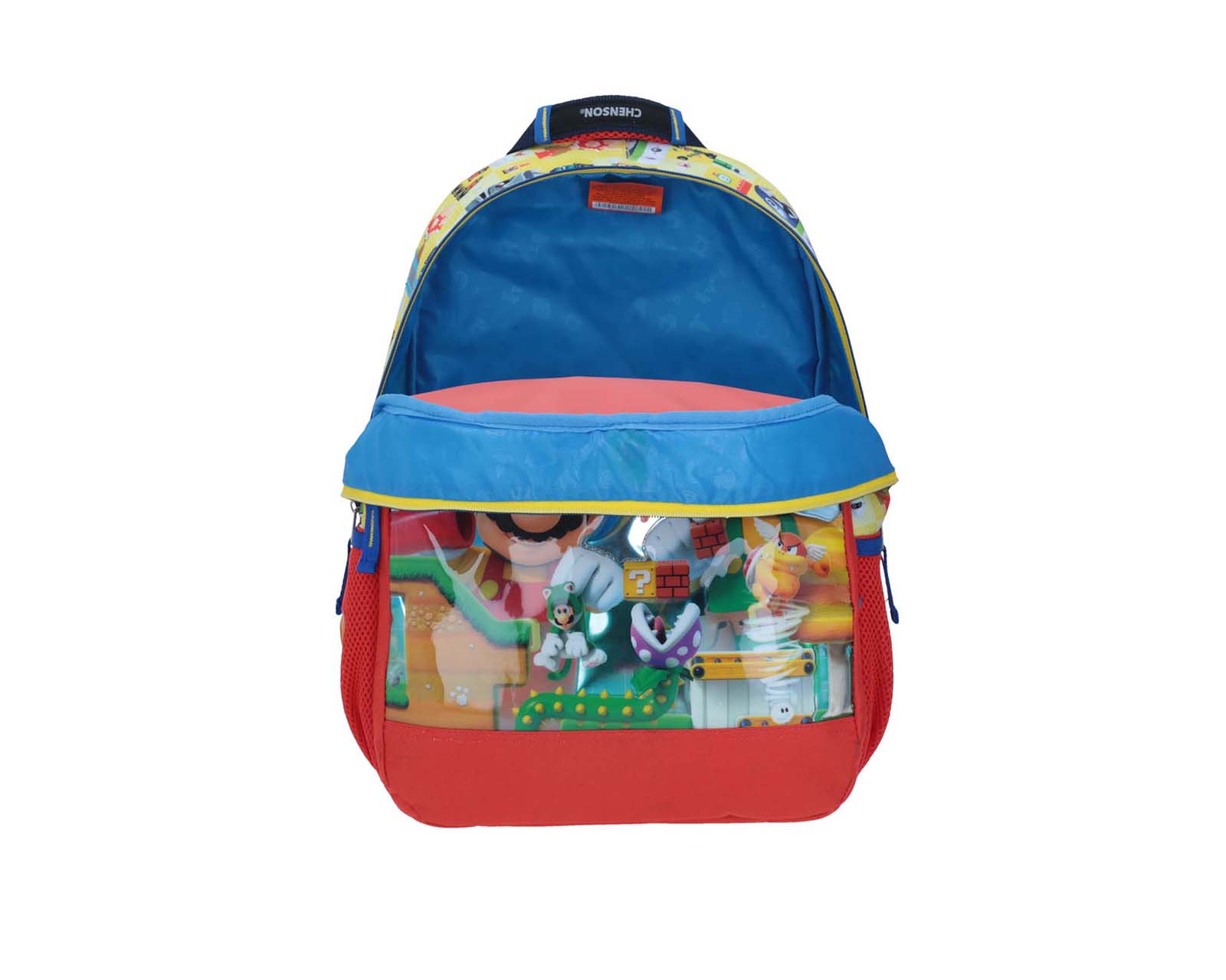 Foto 6 pulgar | Mochila Chico Chenson Mario Bros Primaria Kirat Amarillo para Niño