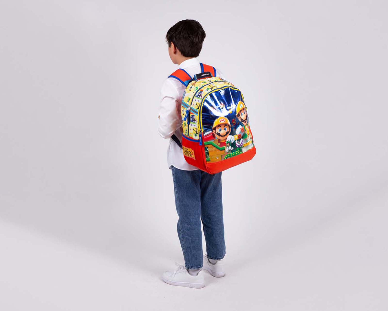 Foto 6 | Mochila Chico Chenson Mario Bros Primaria Kirat Amarillo para Niño