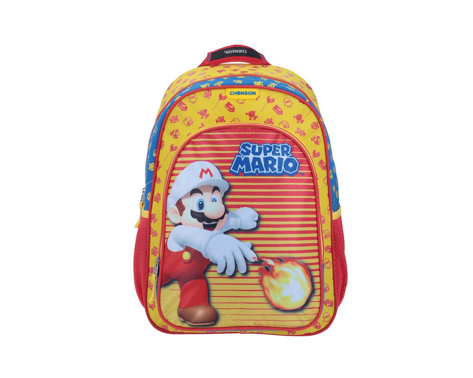 Foto 2 pulgar | Mochila Grande Chenson Mario Bros Primaria Firel Amarillo para Niño