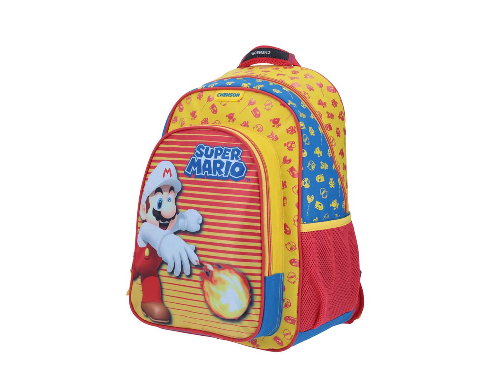 Foto 3 pulgar | Mochila Grande Chenson Mario Bros Primaria Firel Amarillo para Niño