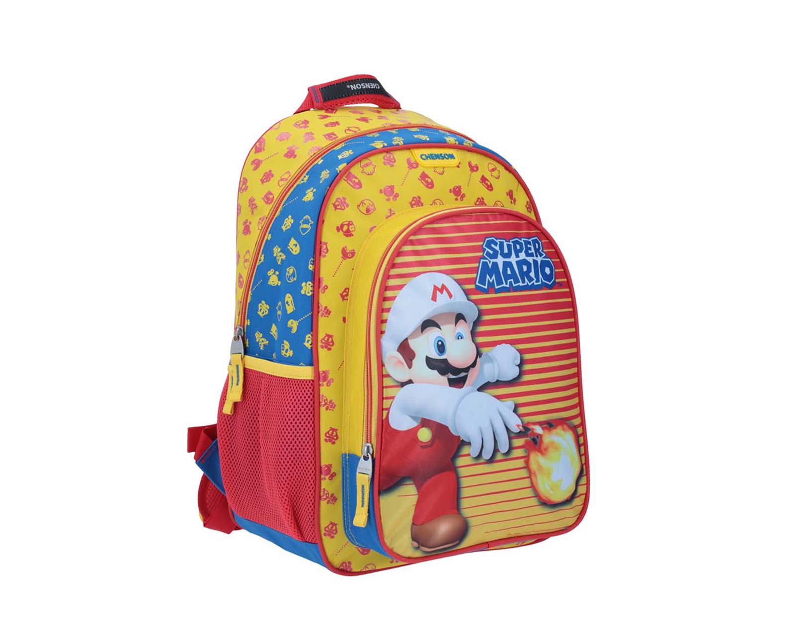 Foto 4 | Mochila Grande Chenson Mario Bros Primaria Firel Amarillo para Niño