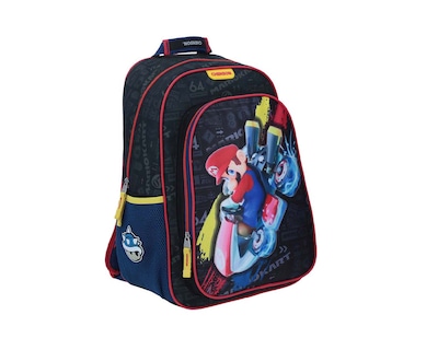 Foto 6 | Mochila Grande Chenson Mario Bros Primaria Rioka Negro para Niño