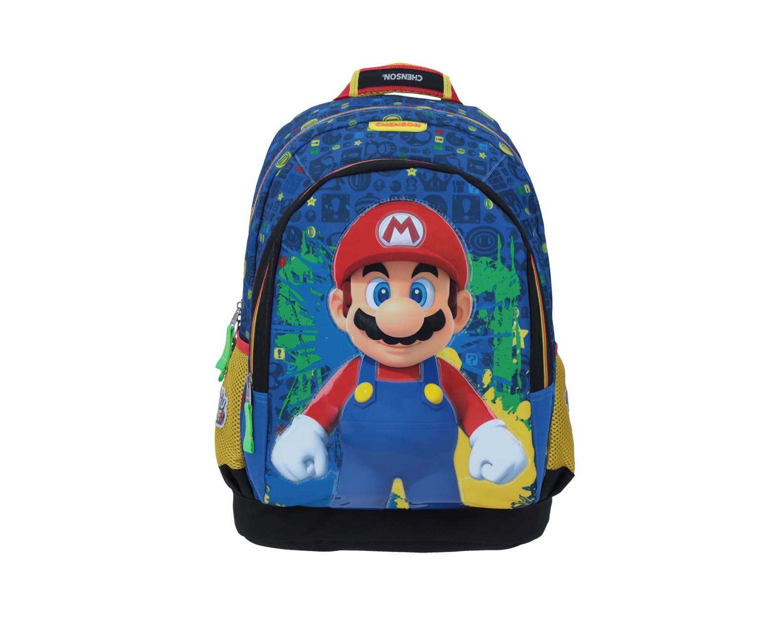 Foto 1 | Mochila Grande Chenson Mario Bros Primaria Laced Azul para Niño