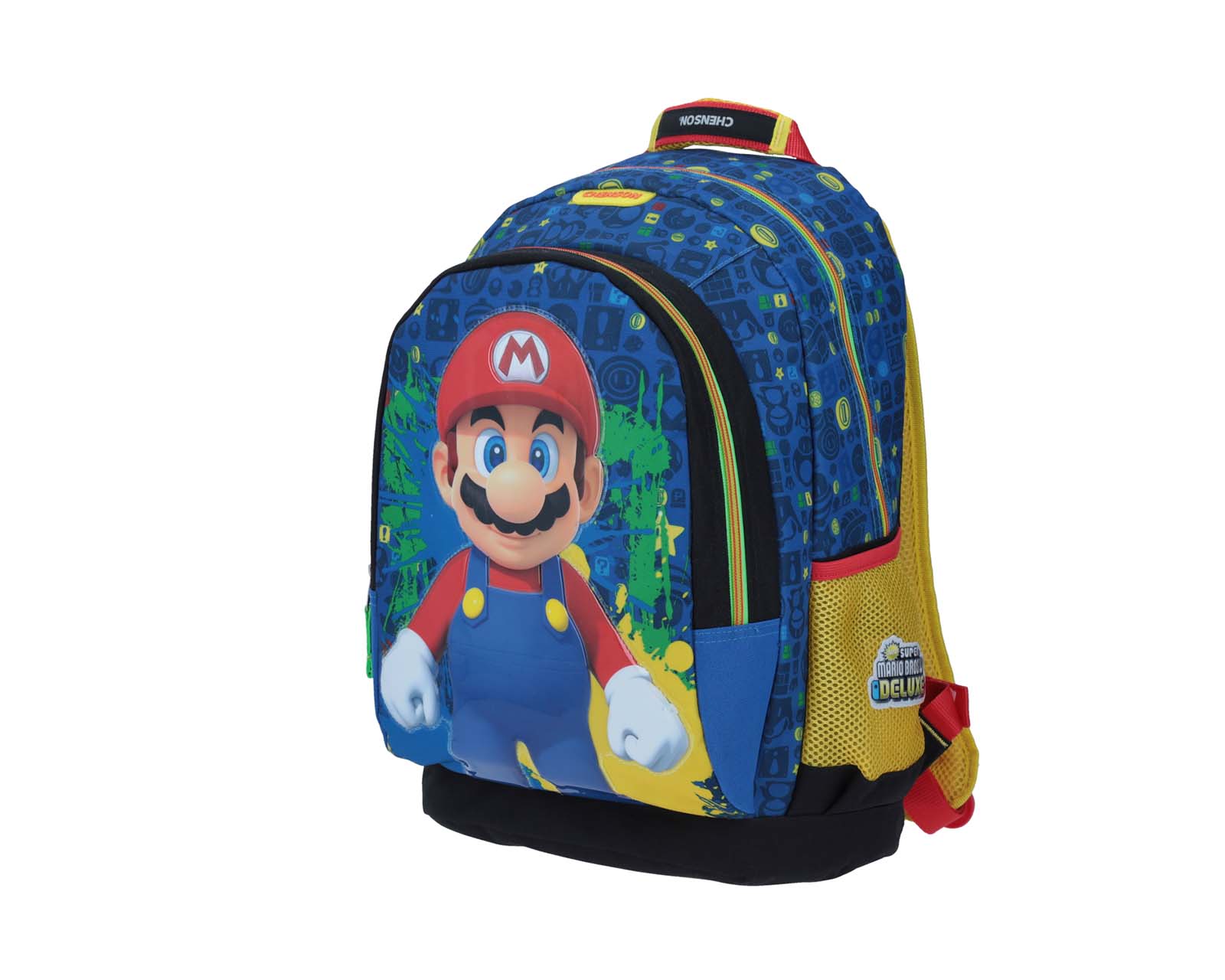 Foto 3 pulgar | Mochila Grande Chenson Mario Bros Primaria Laced Azul para Niño