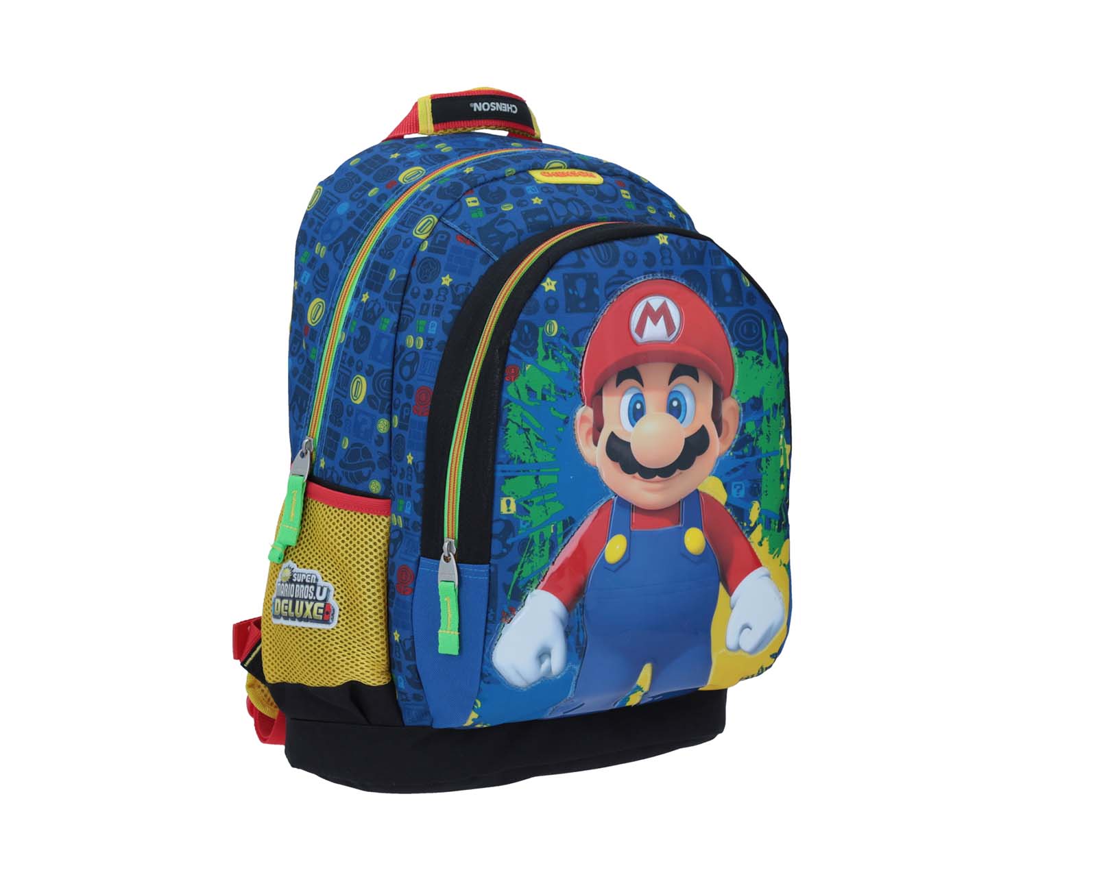 Foto 5 pulgar | Mochila Grande Chenson Mario Bros Primaria Laced Azul para Niño