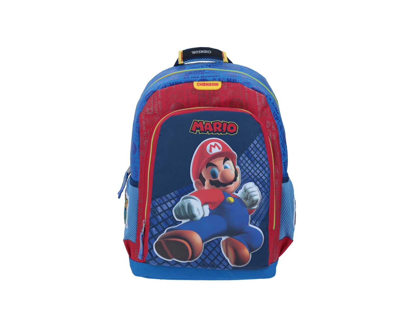 Mochila Grande Chenson Mario Bros Primaria Nanji Rojo para Niño