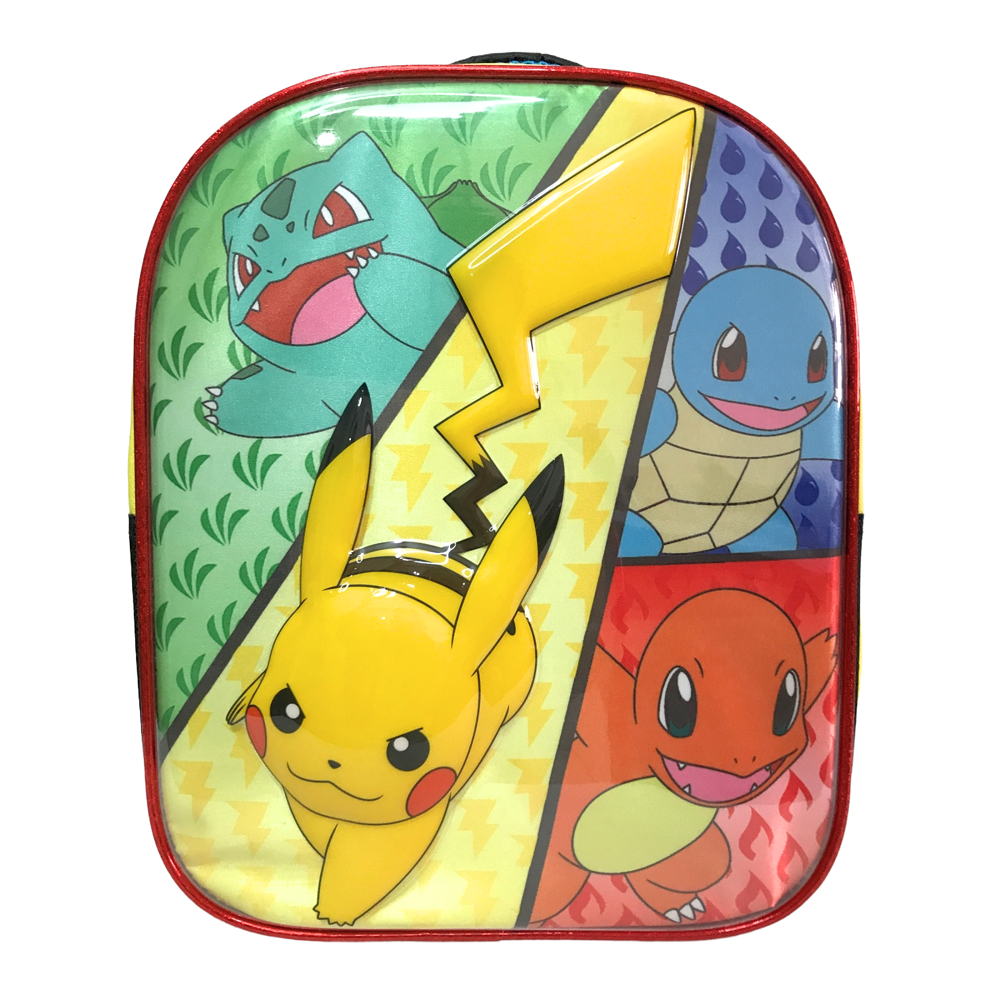 Mochila con Lonchera y Lapicero Ruz Pokémon 3 Piezas