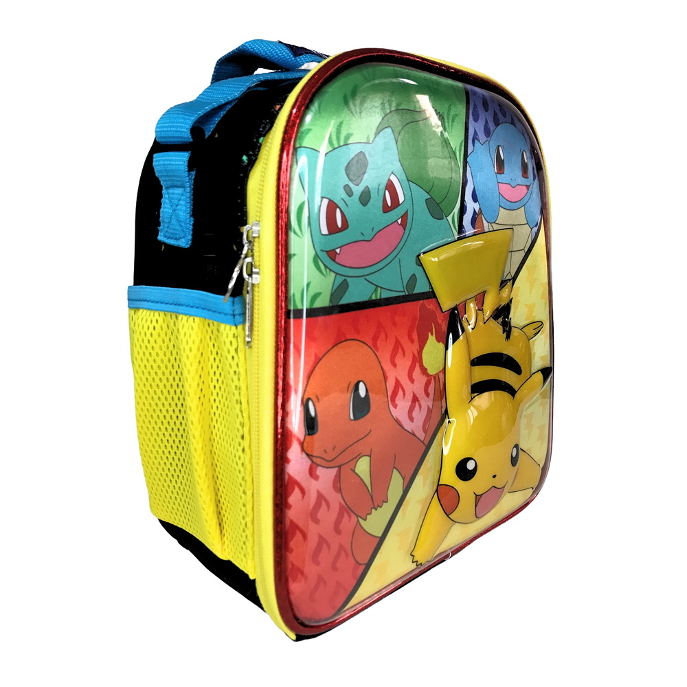 Foto 5 | Mochila con Lonchera y Lapicero Ruz Pokémon 3 Piezas