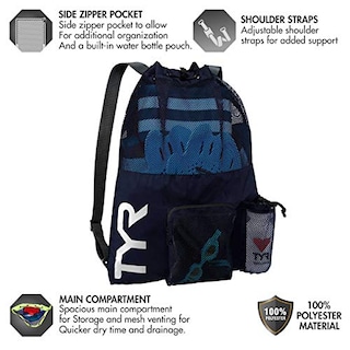 Foto 4 | Venta Internacional- Mochila Tyr Lbmmb3401all Big Mesh Mummy color Azul