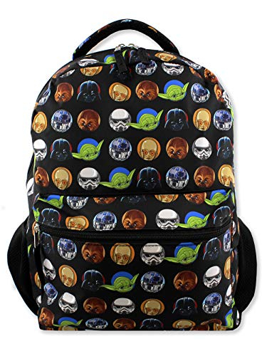 Venta Internacional- Mochila Escolar Disney color Negro Star Wars 16'' para Niños Niñas y Adultos Talla Única